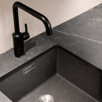 Zwarte Graniet Spoelbak