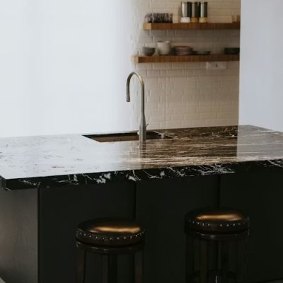 Donker Marmer Keukenblad